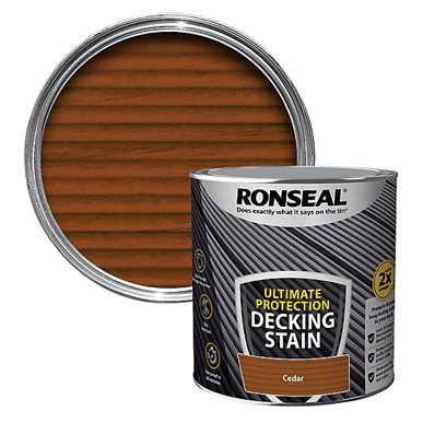 Ronseal Ultimate Protection Decking Stain 2.5L - Cedar