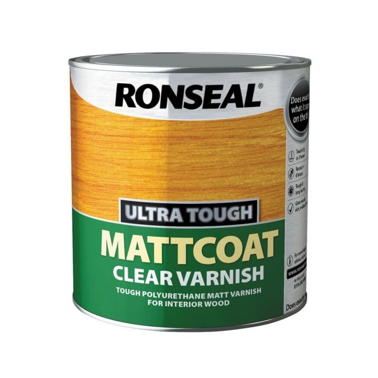 Ronseal Ultra Tough Varnish Matt Coat - 2.5L