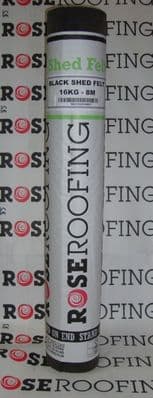 Rose Roofing Black Shed Felt - 8m