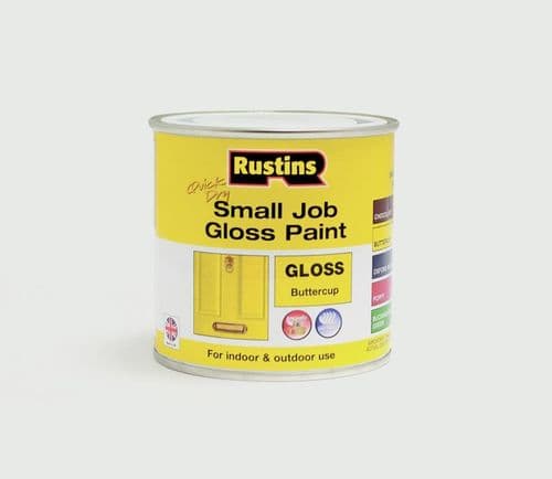 Rustins Quick Dry Small Job Gloss 250ml - Buttercup