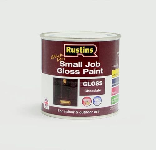 Rustins Quick Dry Small Job Gloss 250ml - Chocolate