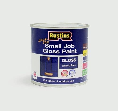 Rustins Quick Dry Small Job Gloss 250ml - Oxford Blue