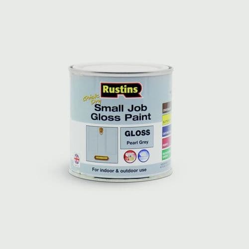 Rustins Quick Dry Small Job Gloss 250ml - Pearl Grey