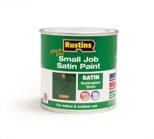Rustins Quick Dry Small Job Satin 250ml - Buckingham Green