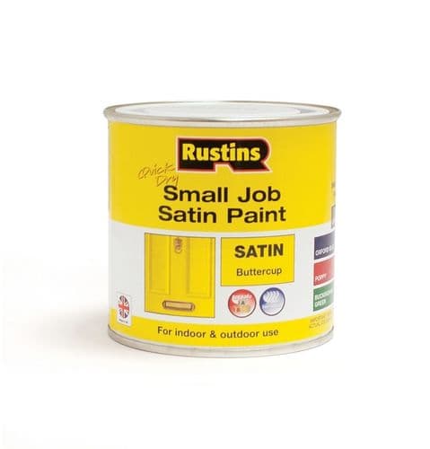 Rustins Quick Dry Small Job Satin 250ml - Buttercup