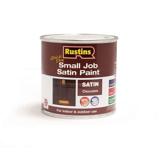 Rustins Quick Dry Small Job Satin 250ml - Chocolate