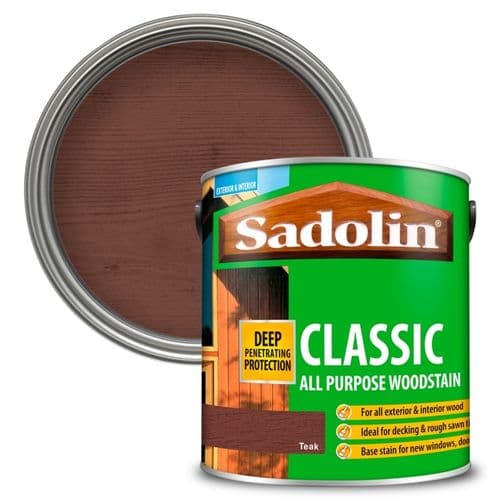 Sadolin Classic Wood Protection - 2.5L Teak