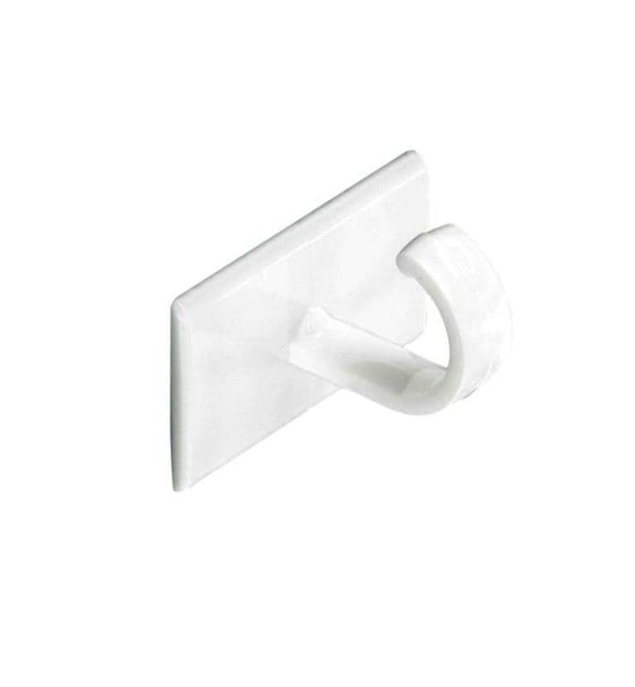 Securit Self-Adhesive Cup Hooks 4 - White S6350