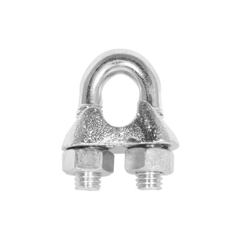 Clem Wire Rope Securit Wire Rope Clamps Zinc Plated 3mm - Pack 2