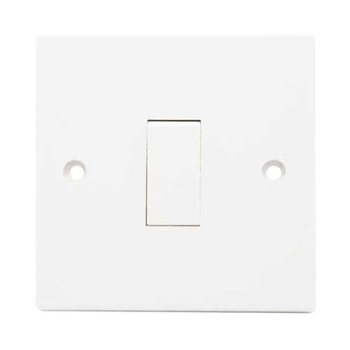 Securlec 1 Gang Intermediate Switch - Square Edge