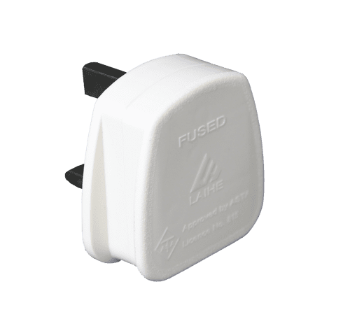Securlec 3 Pin BS Plug White 13Amp 250V - Display Box