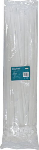 Securlec Cable Ties White 550mm x 8mm - Pack 100