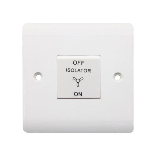 Securlec Fan Isolator Switch - Round Edge