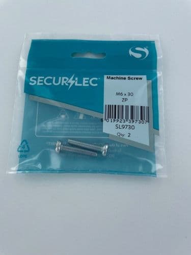 Securlec Machine Screw ZP M6 x 30mm - Pack 2