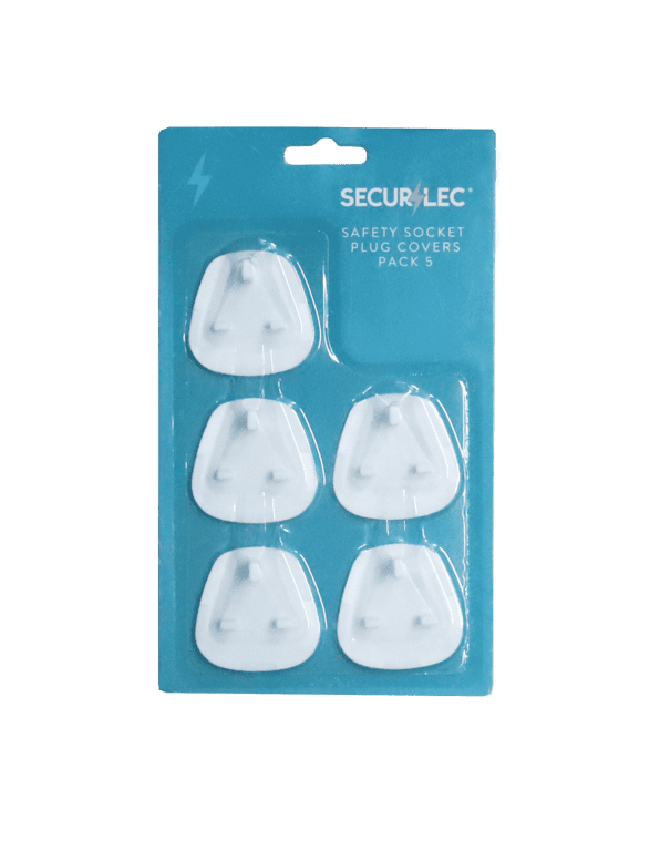 Plug Socket Caps Securlec Safety Socket Plug Covers - Pack 5
