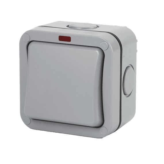 Securlec Single Outdoor Weatherproof Switch 2 Way - IP66