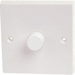 Securlec Square 1 Gang 2 Way Dimmer Switch - Square Edge