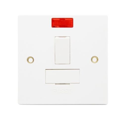 Securlec Square Edge 1 Gang Switched Fuse