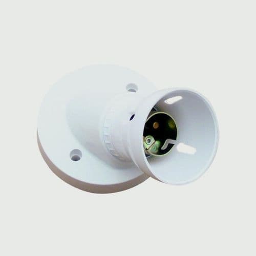 Securlec T2 Angle HO Skirt Batten Lampholder - BC/B22