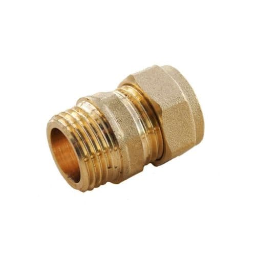 Securplumb Comp Straight Connector Male - 15x1/2