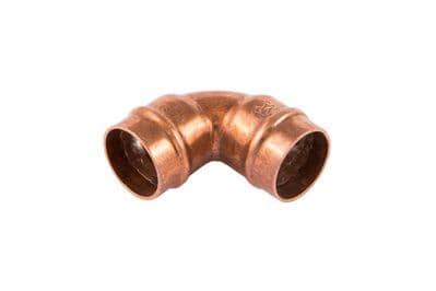 Securplumb - SR12 90 Elbow Solder Ring - 22mm Pack 10
