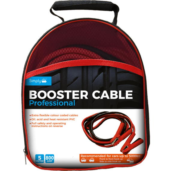 Simply Brand s Professional Jump Leads - 800amp x 5m
