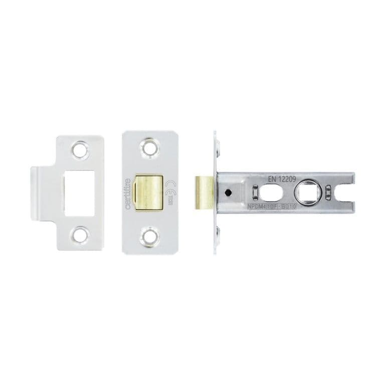 Smiths Architectural Tubular Bolt Thru Latch FD CP 64mm