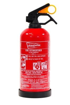 Streetwize BC Fire Extinguisher-No Gauge - 1kg