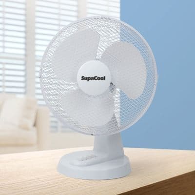 SupaCool Oscillating Desk Fan - 12