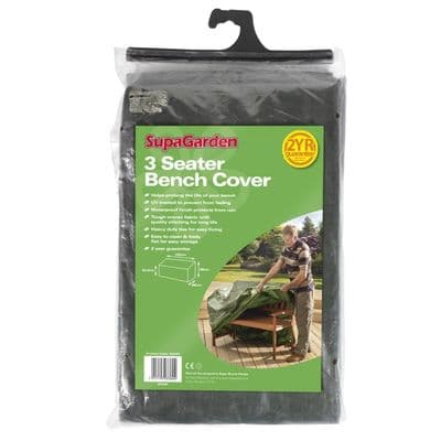 SupaGarden Bench Cover - 3 Seater W: 162cm, H: 63.5cm-89cm, D: 66cm