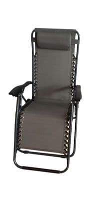 SupaGarden - Zero Gravity Chair - Grey / Black