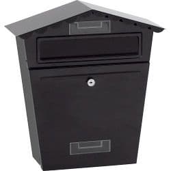 SupaHome Black Post Box