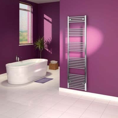 SupaPlumb - Chrome Straight Towel Rail - 500 x 1800mm