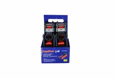 SupaTool Ratchet Tie Down Set - 4.5m x 31mm