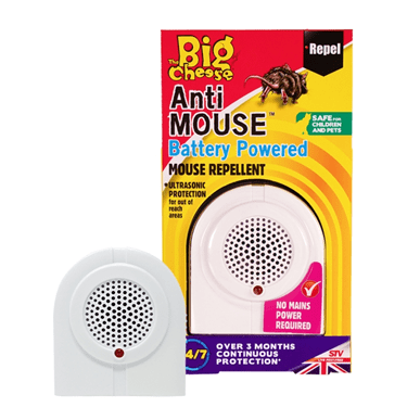 The Big Cheese Anti Mouse Battery Powered Mouse Repellent STV820