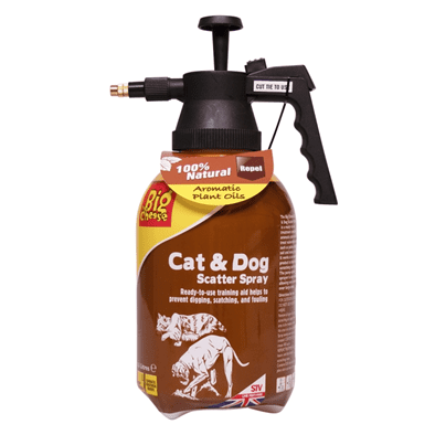 The Big Cheese - Cat & Dog Scatter Spray 1.5LTR Pressure Sprayer (STV624)