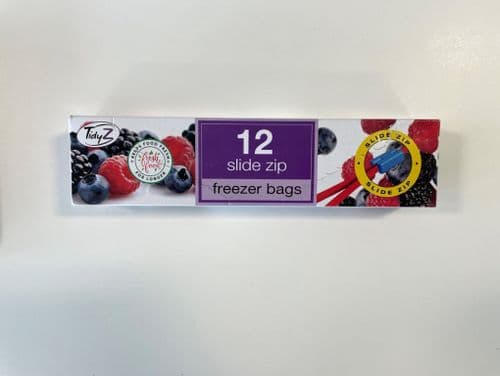 Tidyz Large Resealable Freezer Bags - Roll of 12