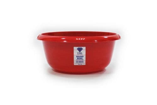 TML Round Bowl - 6L Red Glitter
