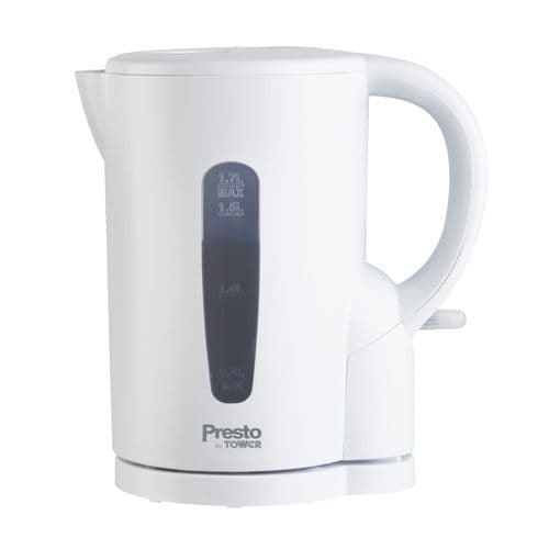 Tower Presto 1.7L Electric Kettle - White 2200w