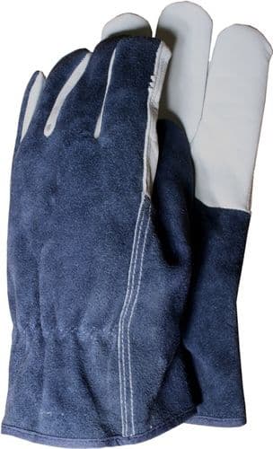 Town & Country Premium Leather and Suede gloves large - Large