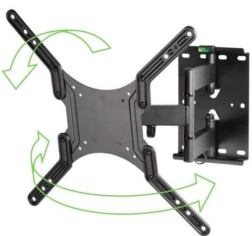 Vivanco Uk Ltd Tilt & Swing Wall Mounted Bracket - Up to 55"