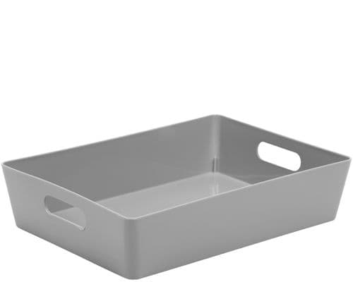 Whatmore Rectangular Studio Box - 26 x 35 x 15cm Cool Grey