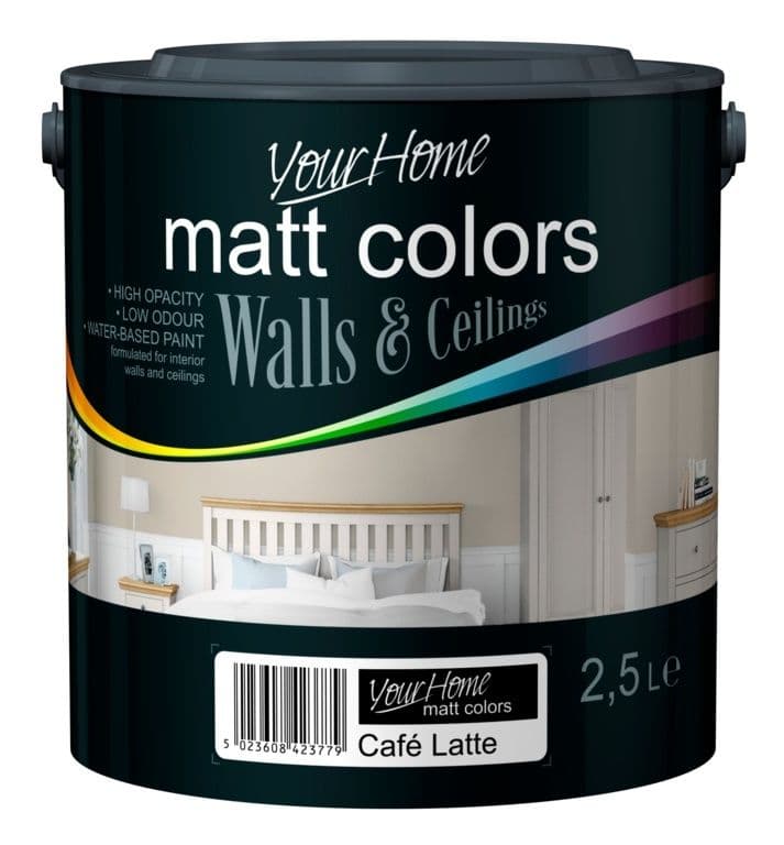 Your Home Matt Emulsion 5L Cafe Latte