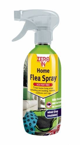 ZERO IN  Anti- Bacterial Home Flea Spray - 500ml (ZER021)