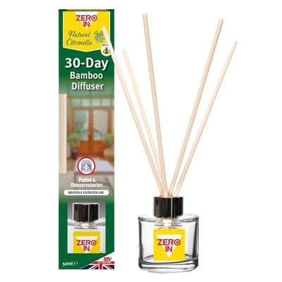 Zero In Bamboo Diffuser - 30 Day
