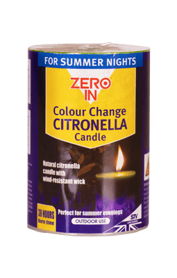 Zero In Citronella LED Colour - Change Candle