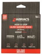 Abracs Hook & Loop Disc - Pack 10 125mm x 120 Grit