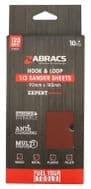 Abracs Orbital Sander Sheets - 120g 93x185