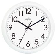 Acctim Abingdon Wall Clock - White 25.5cm