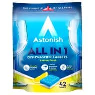 Astonish All In 1 Dishwasher Tablets - 42 Tabs